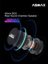 Asmax F1 PRO MAX Mesh-10 Magnetic Interkom na motocykl